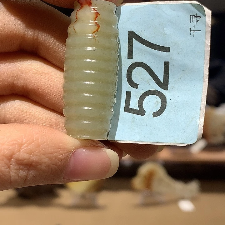 过***客和田玉未镶嵌挂件