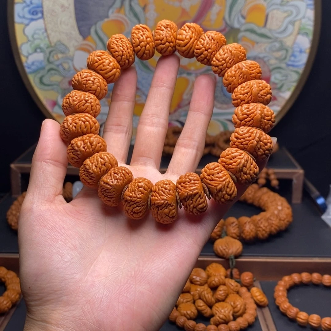 手串桃核龙纹桃核麒麟