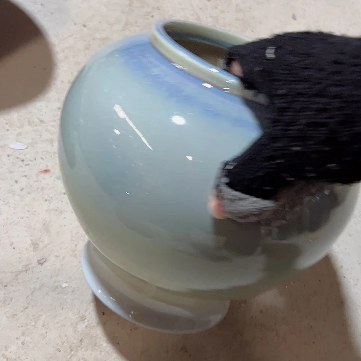 瓶口13高21无孔景德镇陶瓷满29包邮