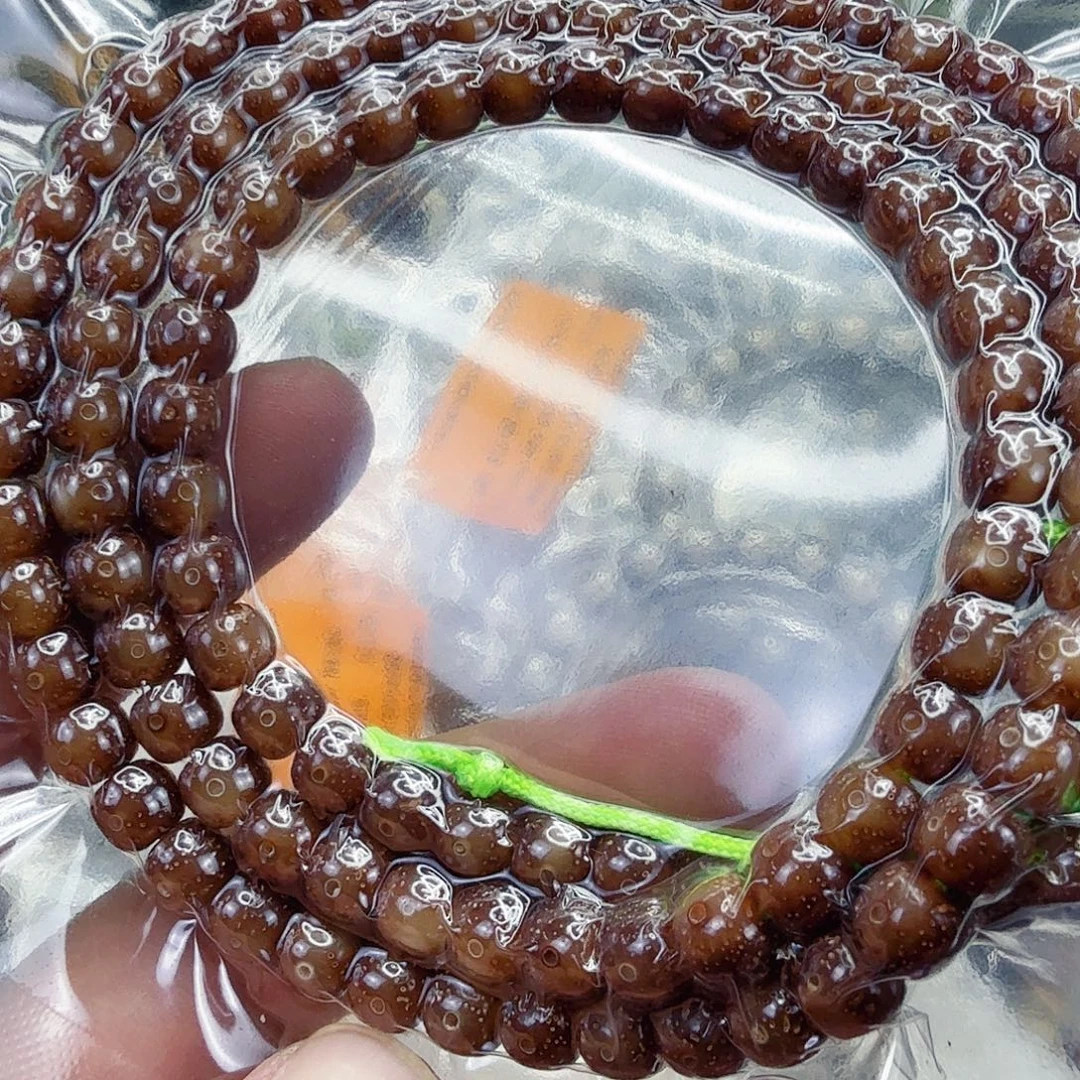 星月菩提手串58殿堂粉冰星月菩提76-108