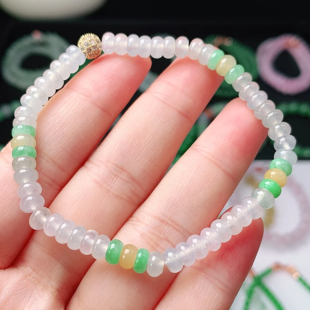未镶嵌手链翡翠翡翠
