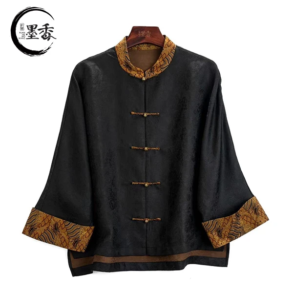 XuanGeMoXiang/轩阁墨香【潇暮】新中式时尚百搭上衣 MX661498