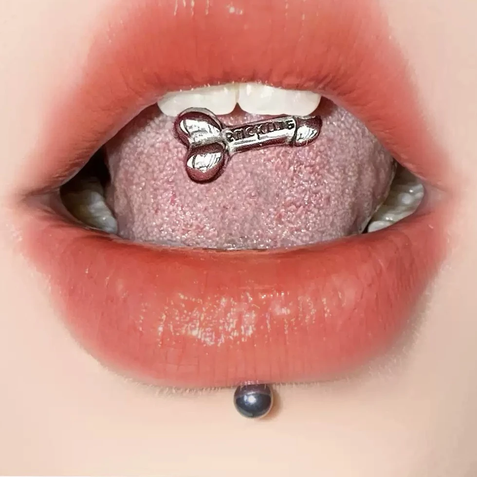 钛钢耳饰 小火箭diy 极简风银色铃铛耳钉韩版素款简约气质