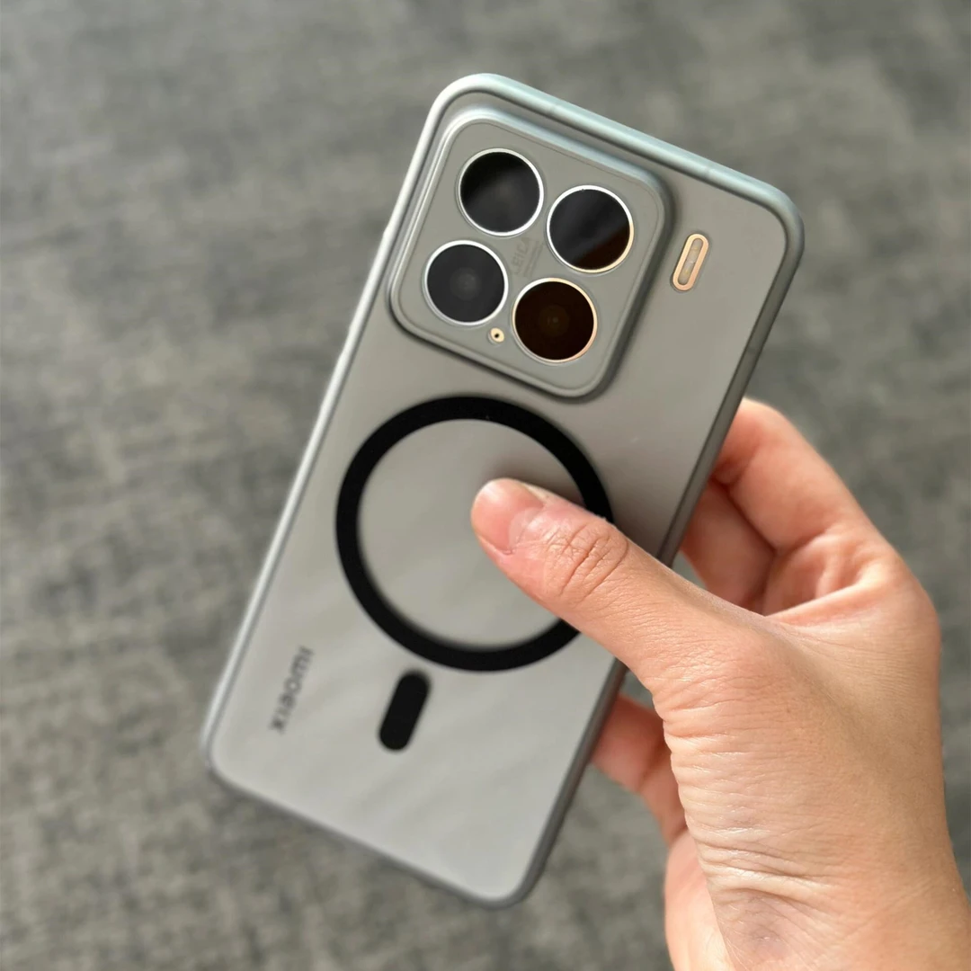 适用小米15手机壳磁吸超薄磨砂小米15ultra简约小米14Pro防摔硬壳