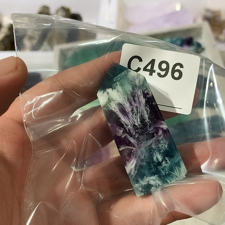 梦***夜未镶嵌水晶珠宝半成品天然水晶C496