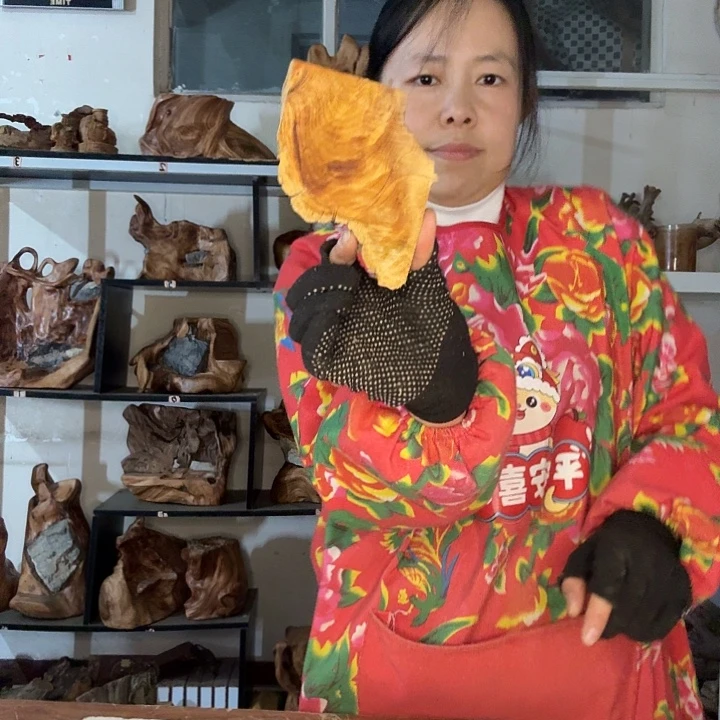 走***停木太行崖柏摆件摆件