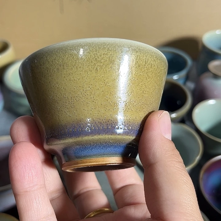 摆件钧窑单杯钧窑单杯