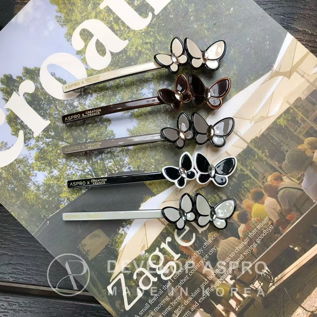 【现货】【CF✖️ASPRO】韩国新款发夹弹簧夹正品爆款减龄B3-6-AP12