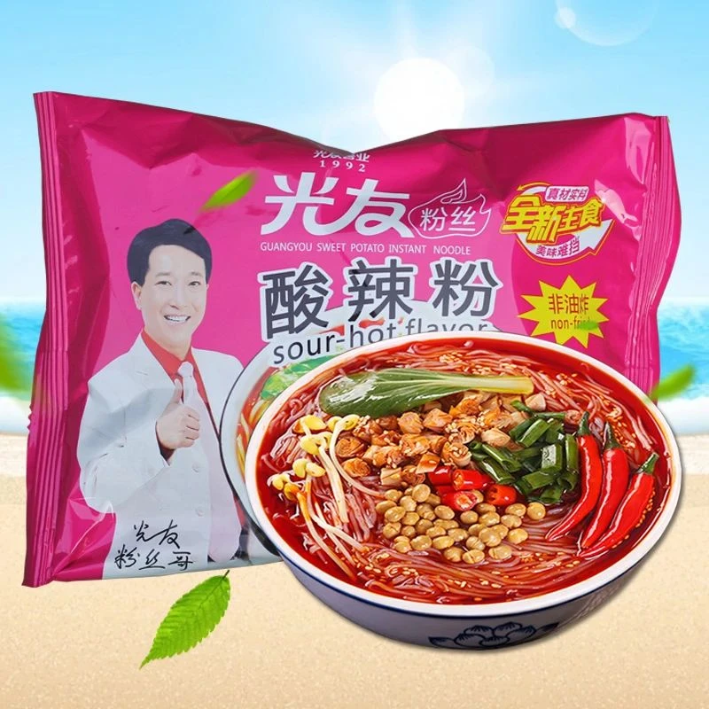 光友酸辣粉四川特色非油炸方便粉丝正宗重庆速食红薯粉袋装冲泡