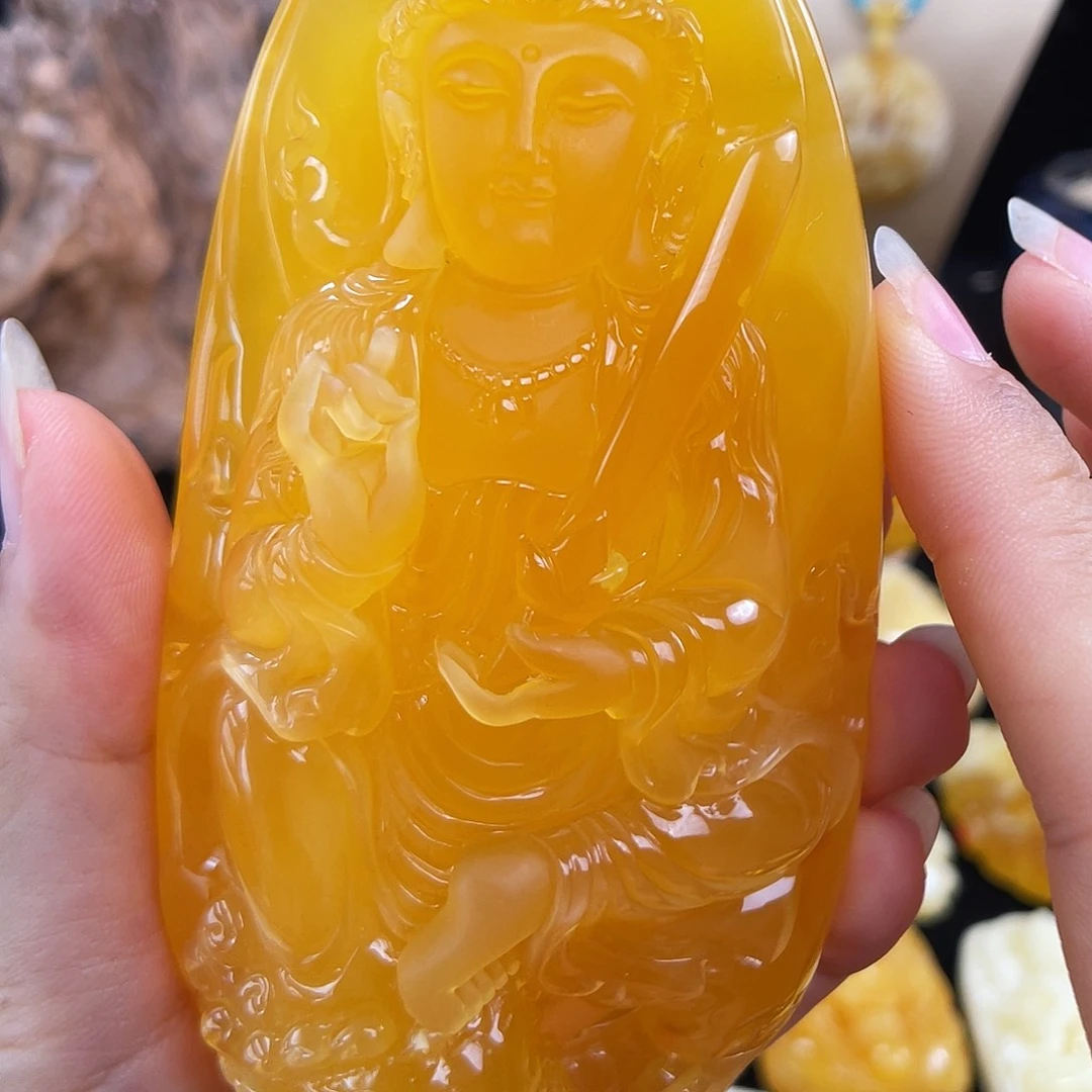 琥珀未镶嵌珠宝奇石