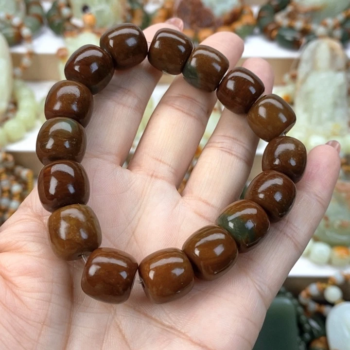 【闪购商品】透闪石质玉手串未镶嵌