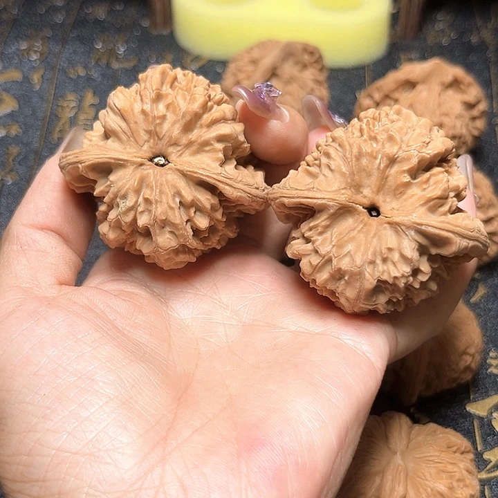 吊坠文玩核桃总****心50官帽