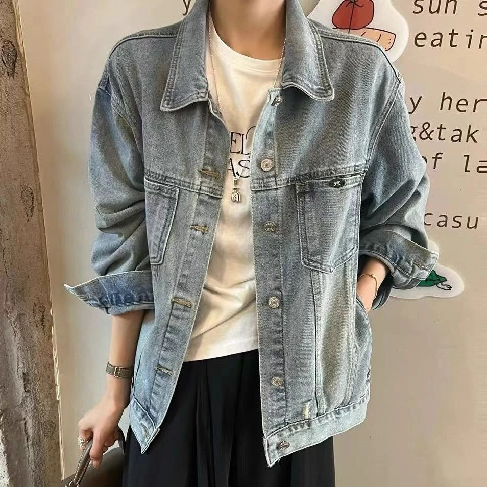 FT蝴蝶结标牛仔外套FT3216456