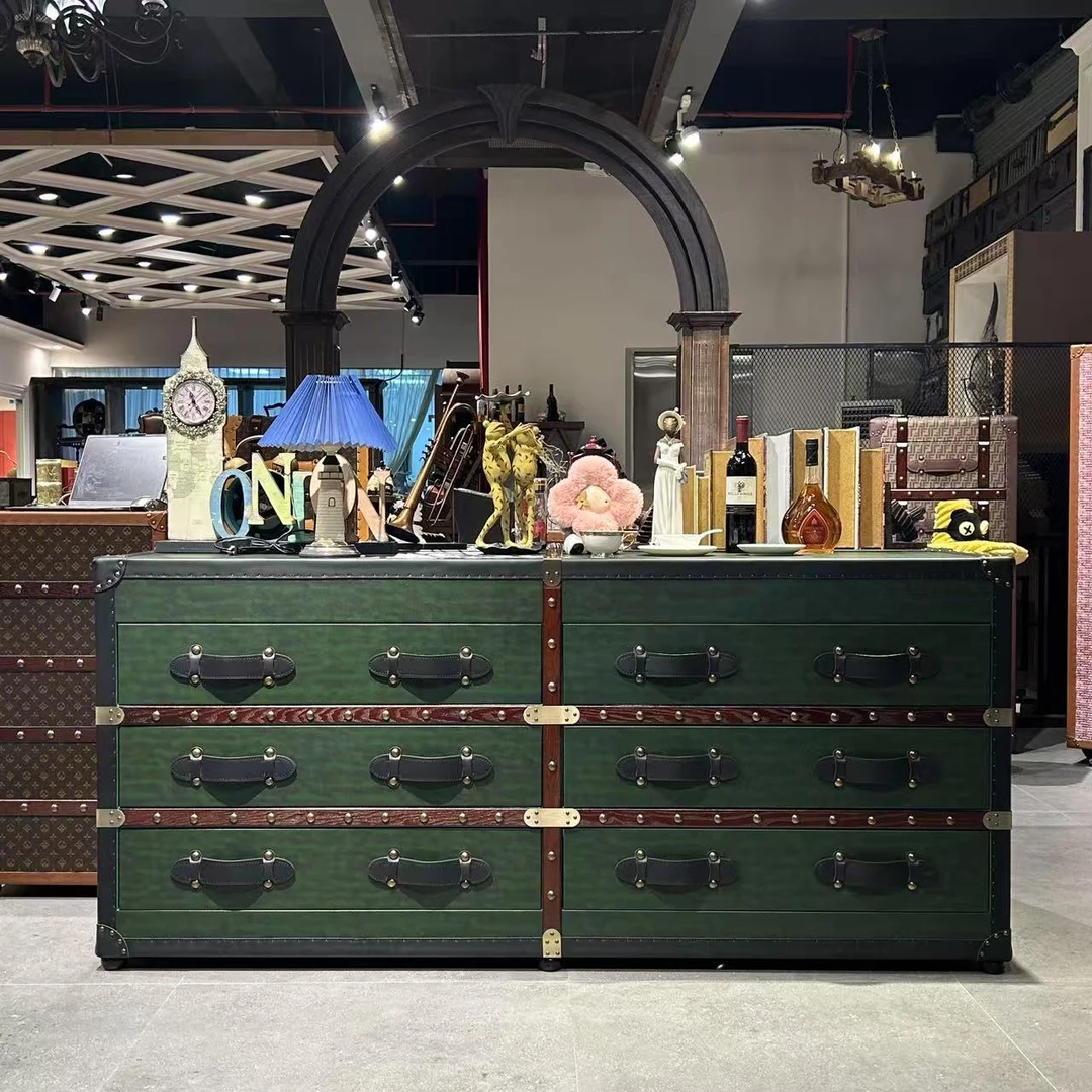 【春哥说家具】HLF-700罗密欧六斗柜大容量电视柜餐边柜190*50*88