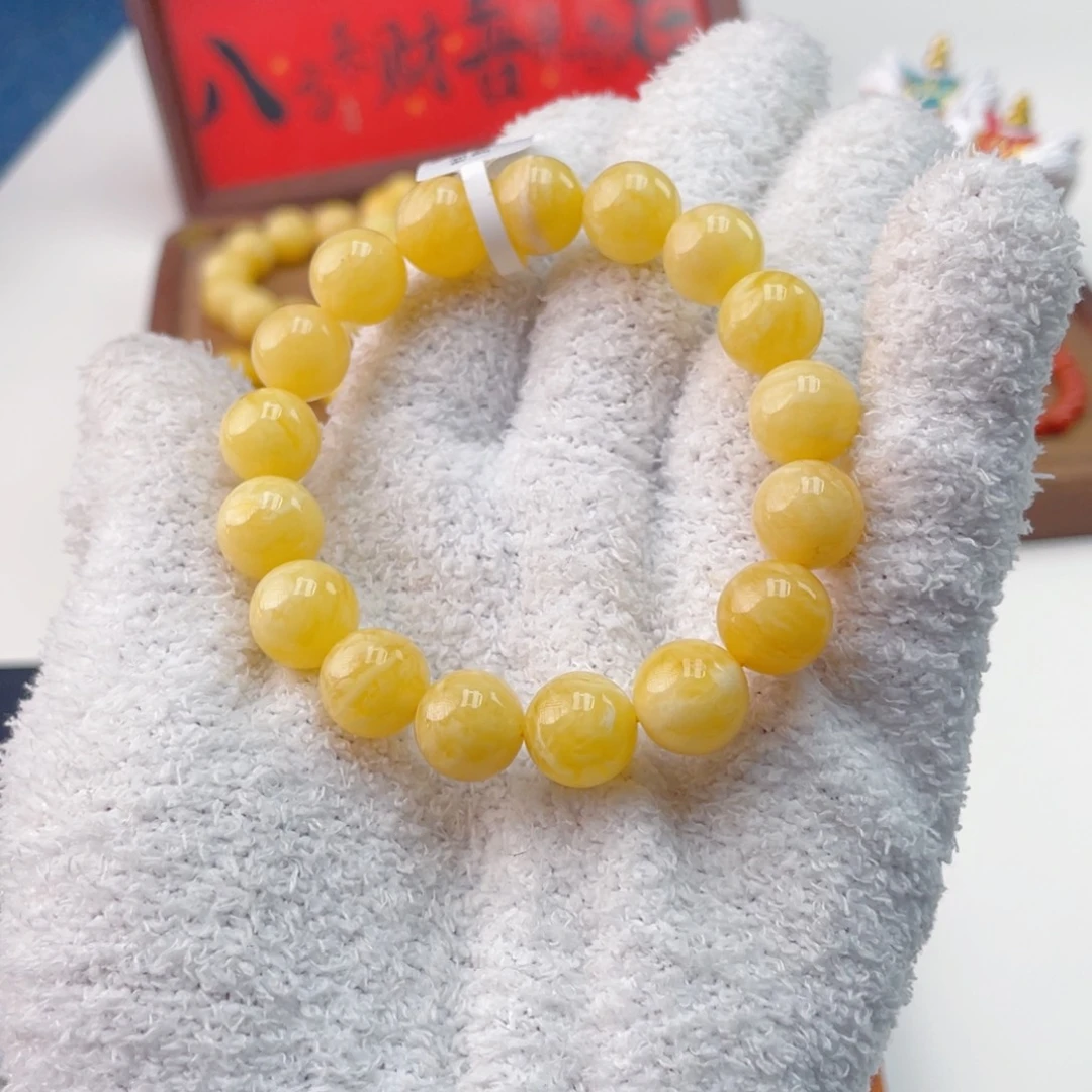 蜜蜡未镶嵌手串蜜蜡手串17.52克