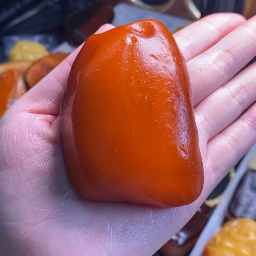 【闪购商品】定制琥珀铜****制裸石，。