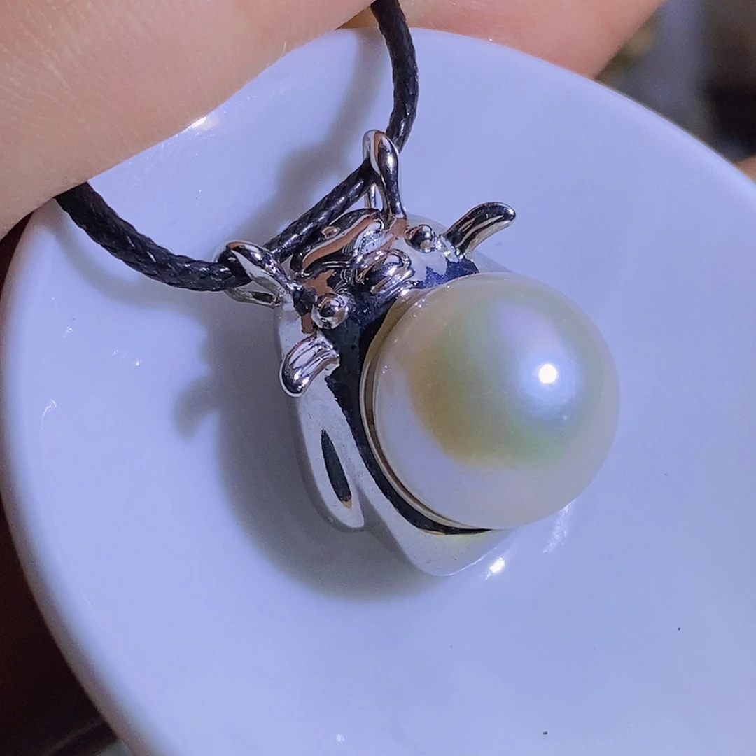 合金淡水珍珠天然淡水珍珠（微瑕）