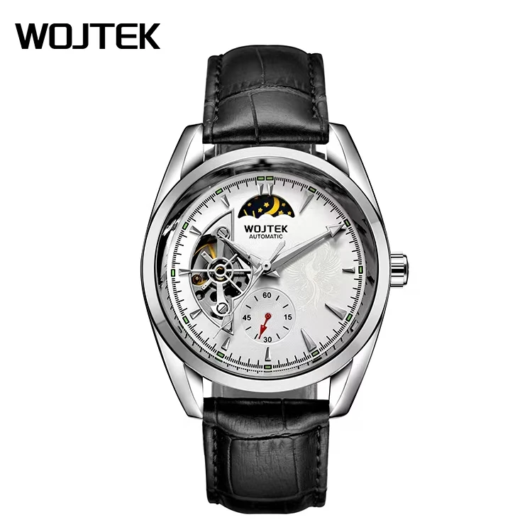 (云仓直发）WOJTEK沃铁朱雀夜光飞行员系列日月星辰功能机械手表yy