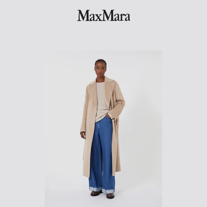 MaxMara 2025秋冬新品女装绵羊毛混纺圆领毛衣9366215306