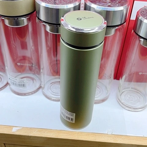 万象保温杯H939SS，绿色380毫升