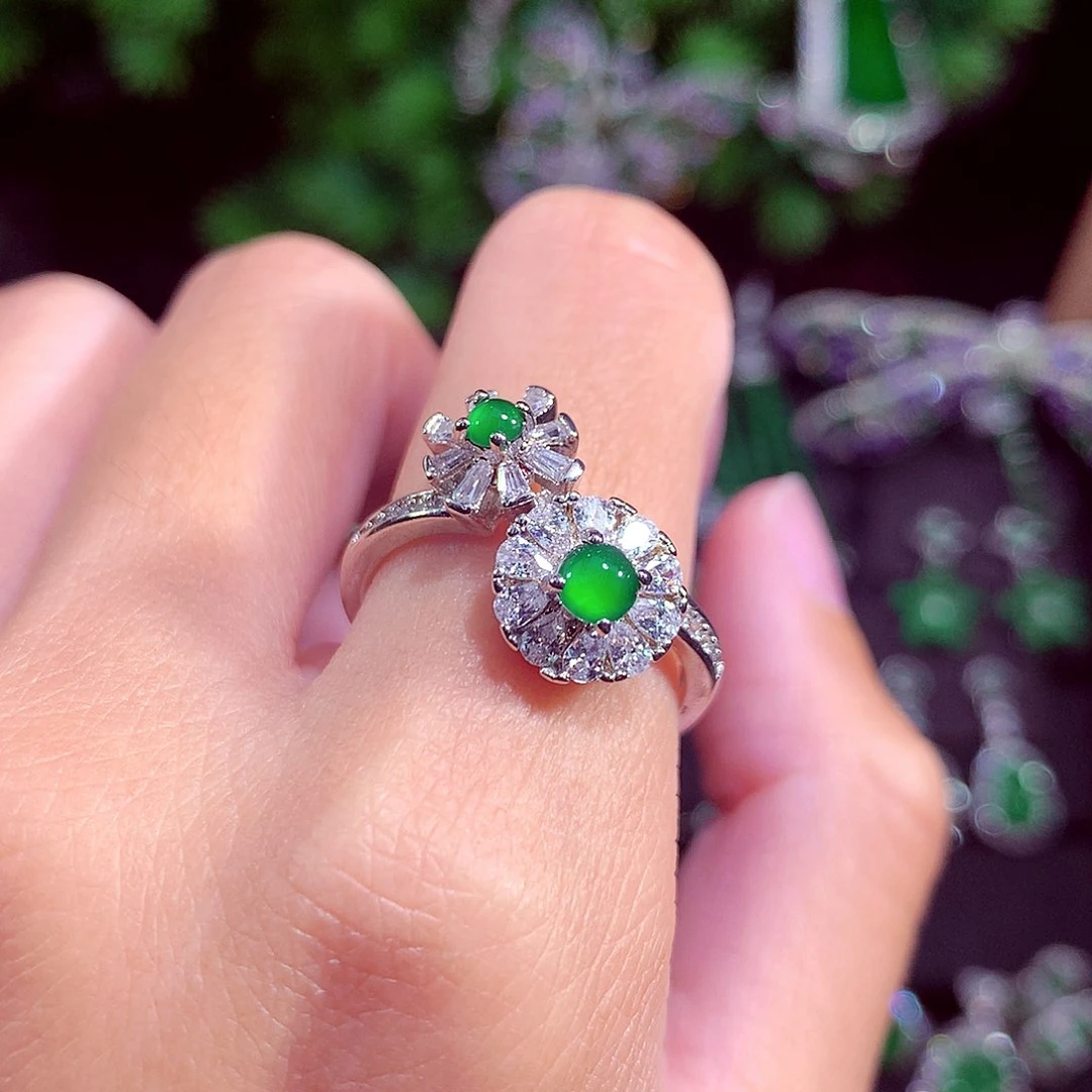 颈饰未镶嵌翡翠天然