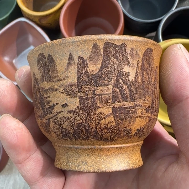 茶杯紫砂全手工制作工艺