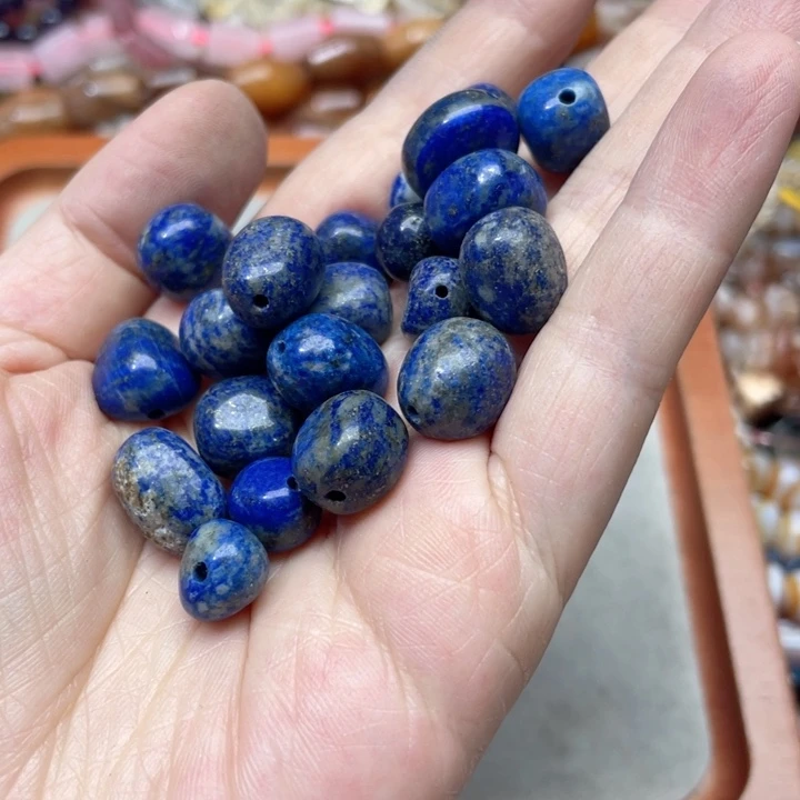 玛瑙/玉髓合金珠宝半成品30颗青金随行隔珠