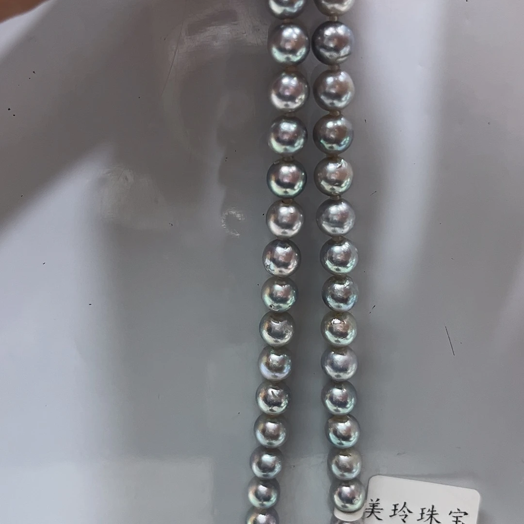 颈饰银S925镶嵌海水珍珠