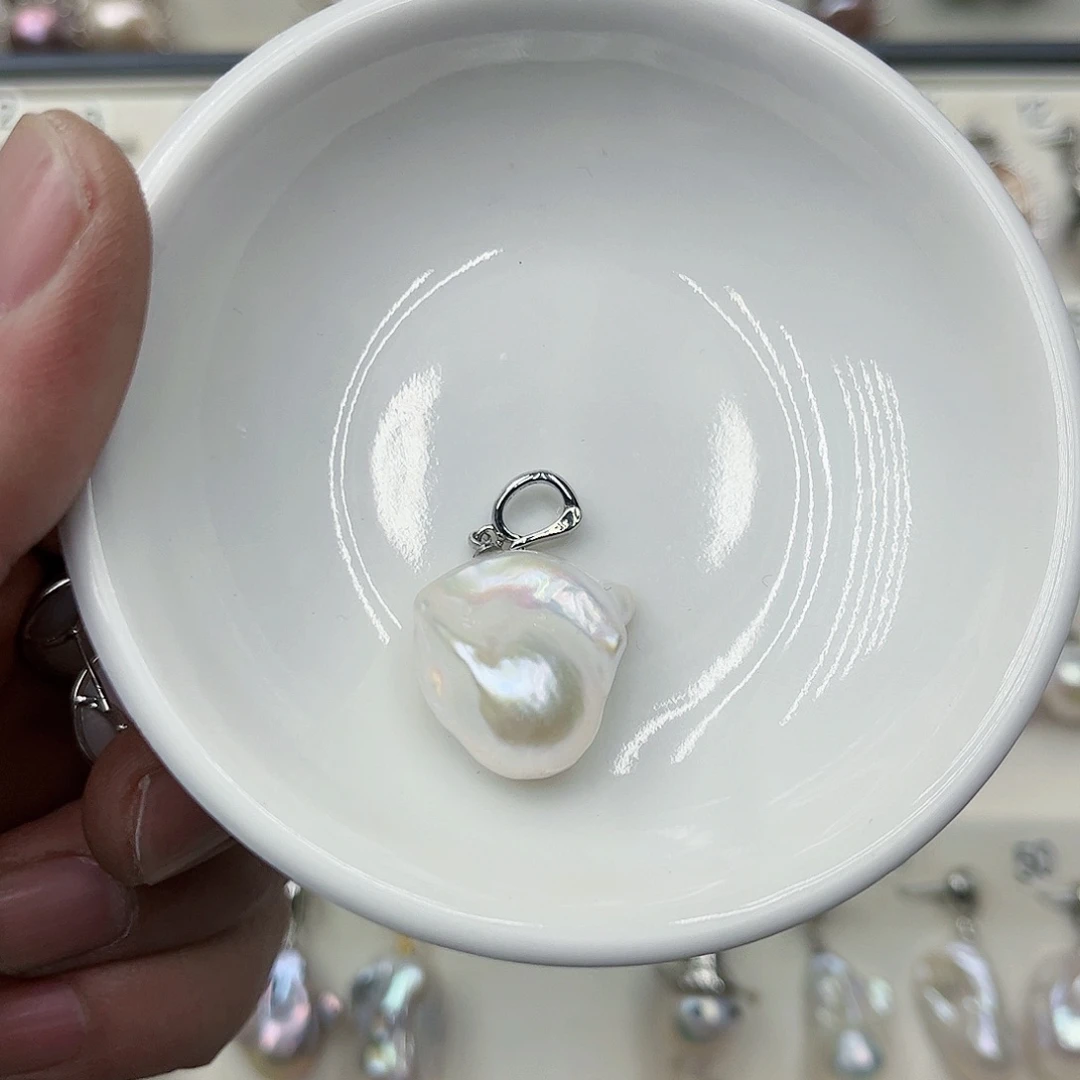 淡水珍珠吊坠(不含链)未镶嵌＿***～07