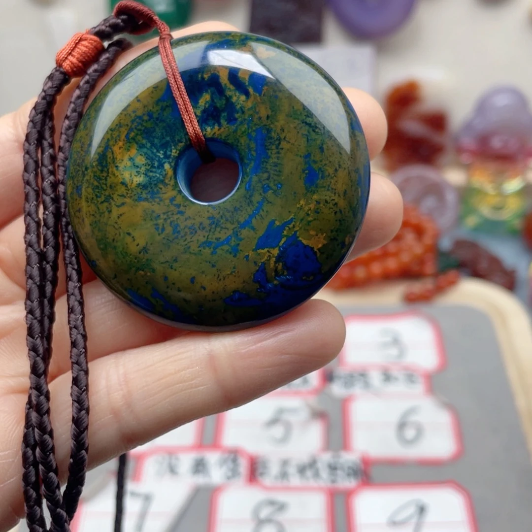 玛瑙/玉髓颈饰合金夜*