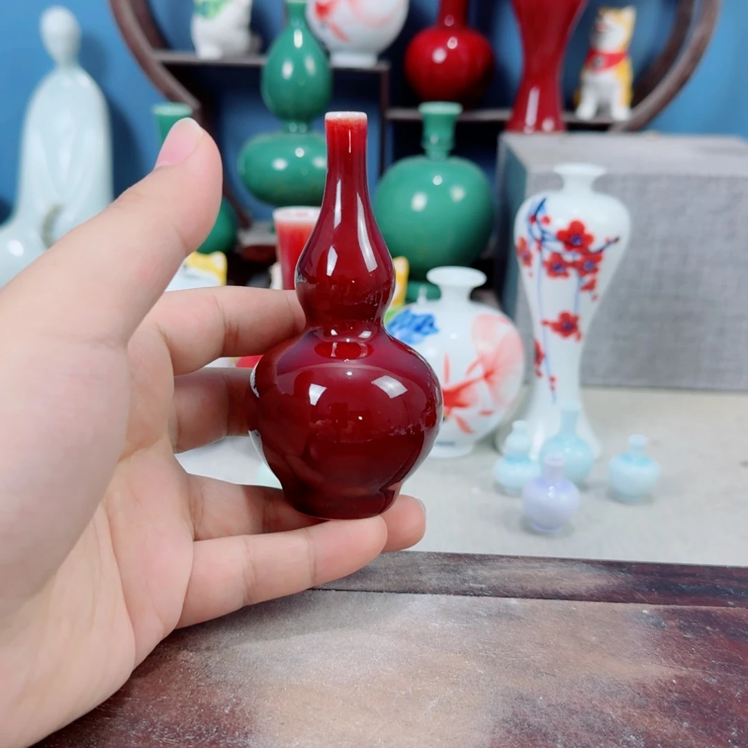 陶瓷手工小花器摆件