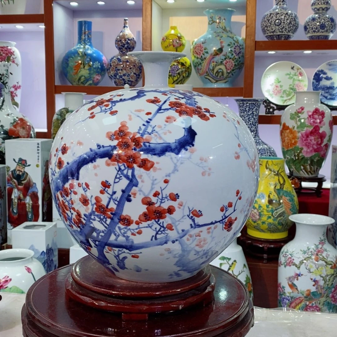 瓶景德镇陶瓷手绘