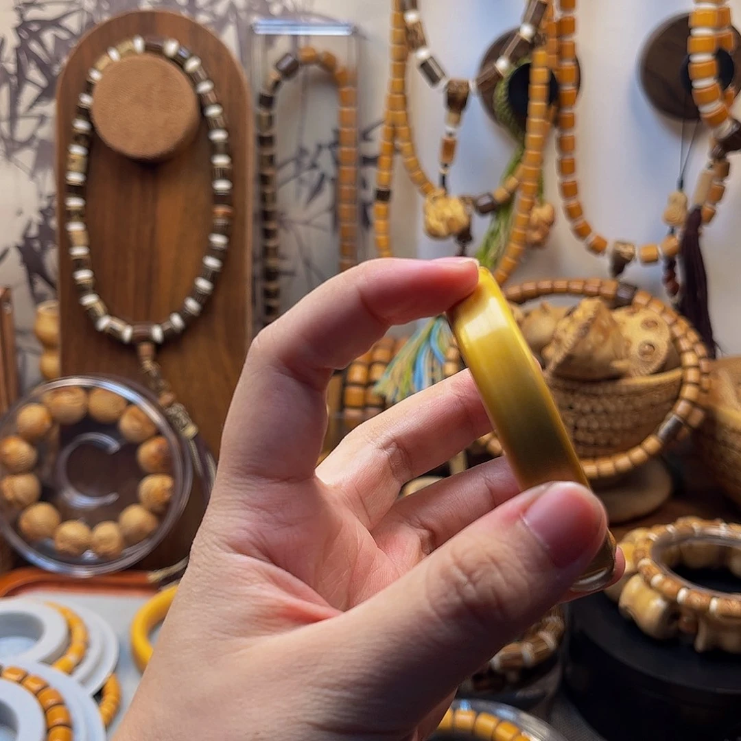 ⁶****实心竹手镯 精工1.2