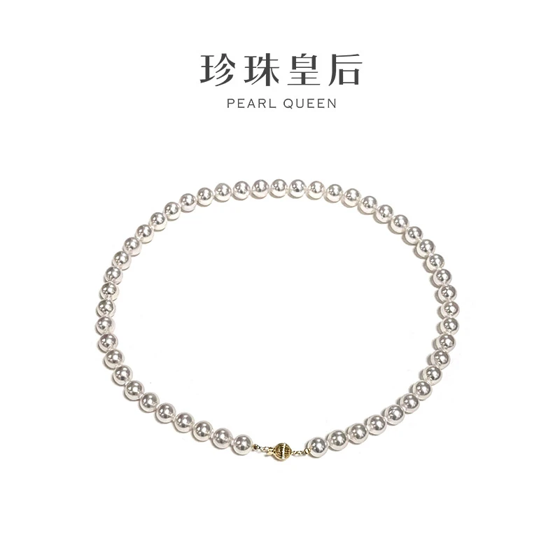 【珍珠皇后】14K金海水akoya珍珠项链8-8.5mm#XDZC089-885