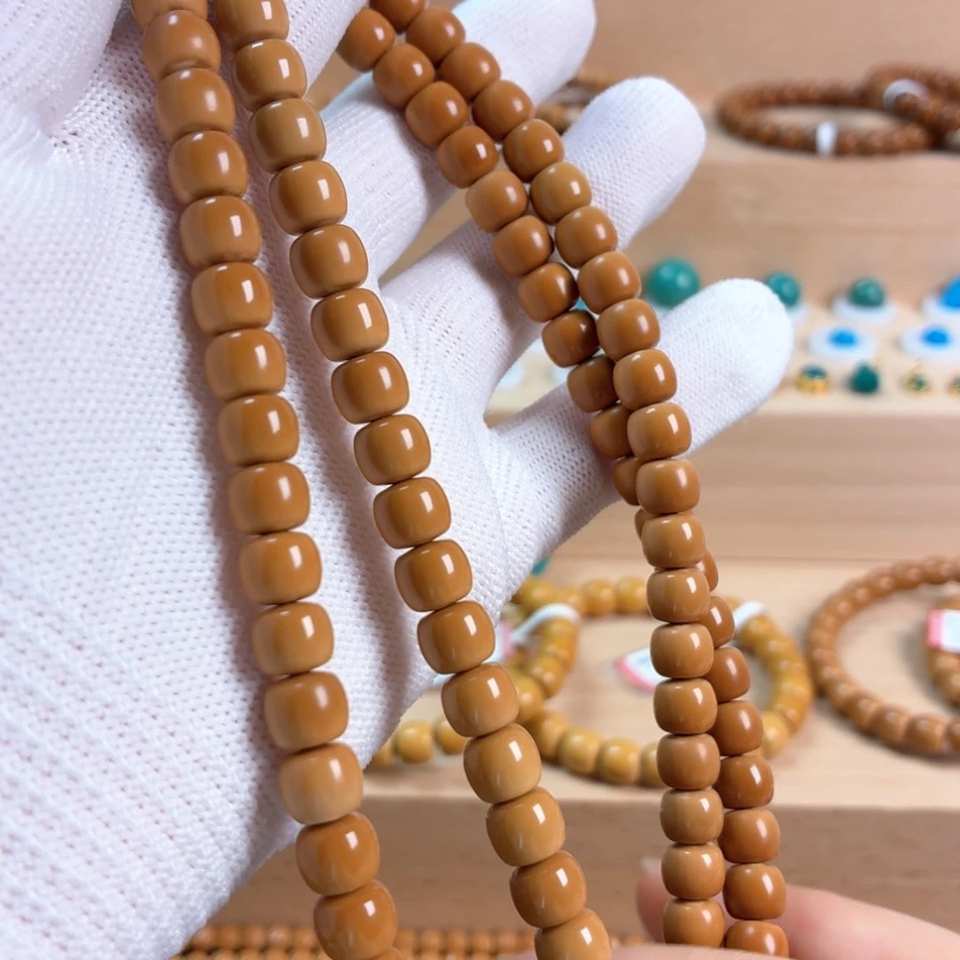 橄榄核手串/手链7.5清水极限弧108