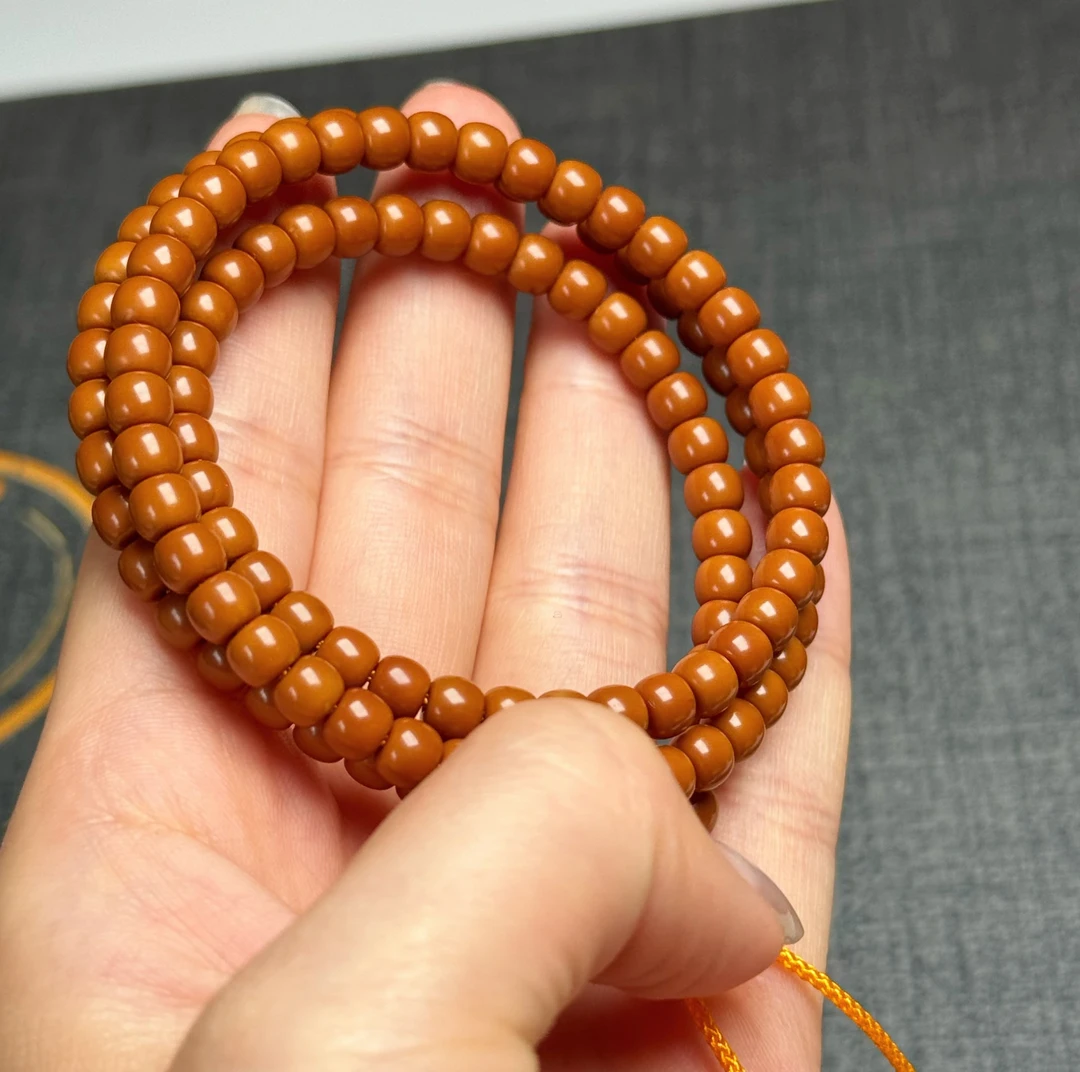 【集世出品】老挝核红核脖挂，经典红料，轻微三花根，老挝器型，品相好