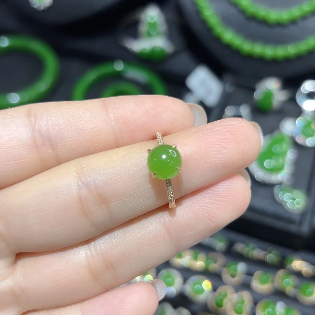 和田玉（碧玉）未镶嵌珠宝半成品c***t