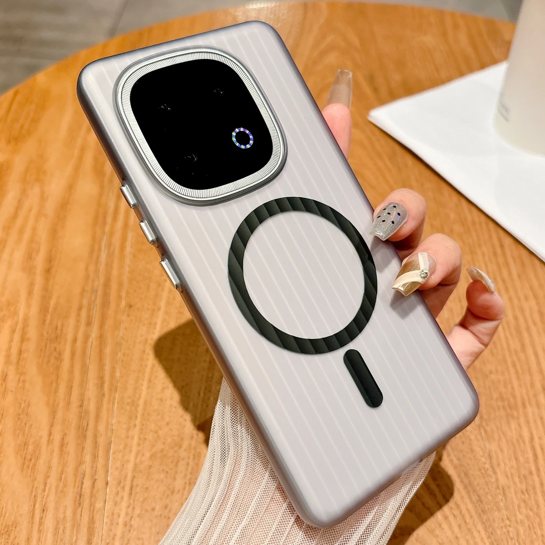 适用于iqoo13手机壳iqoo12透明磁吸z9turbo超薄瓦楞iqooz10turbo