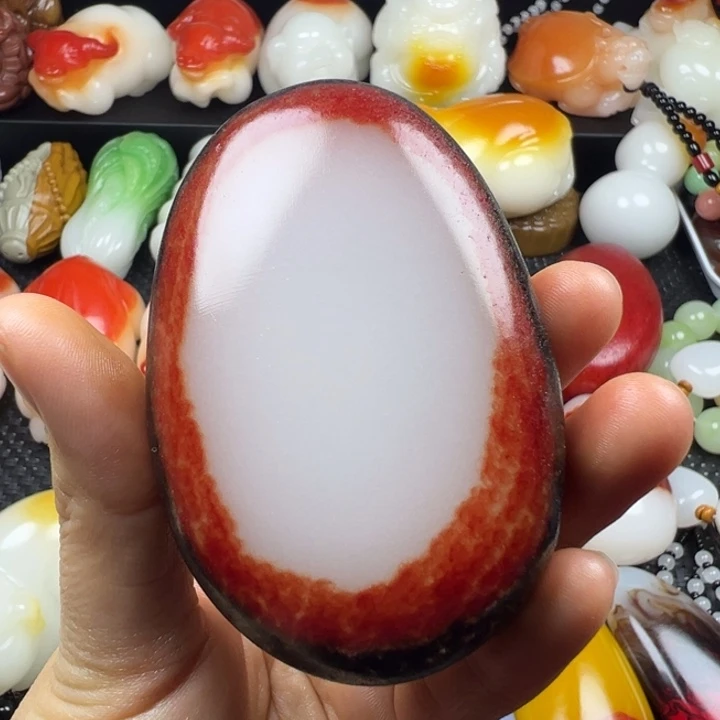 新疆戈壁五彩石金丝