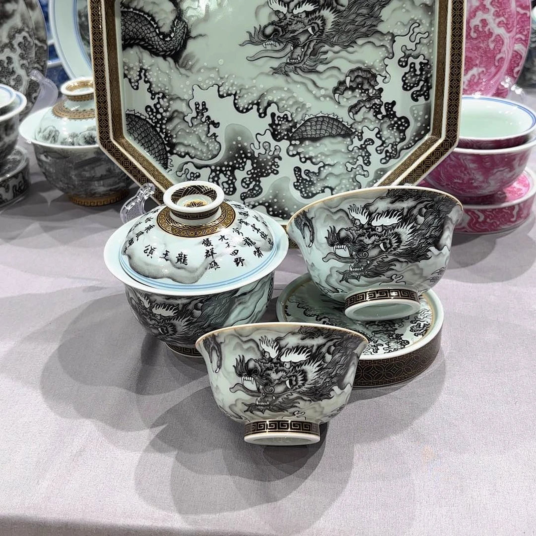 瓷片景德镇瓷器精品展示