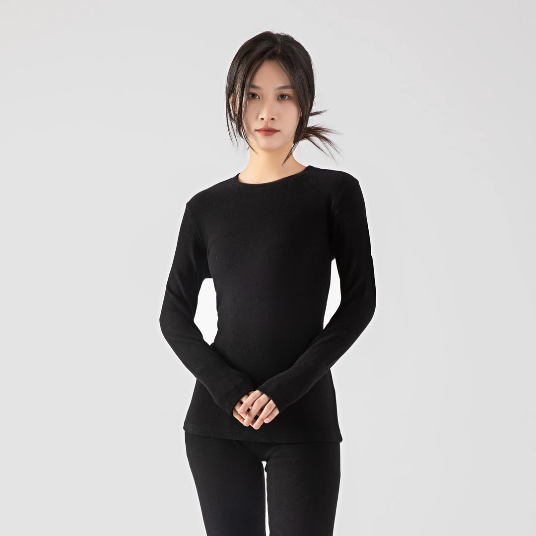 【速暖热能衣】5A+抗菌女士秋冬加厚圆领上衣NW23020