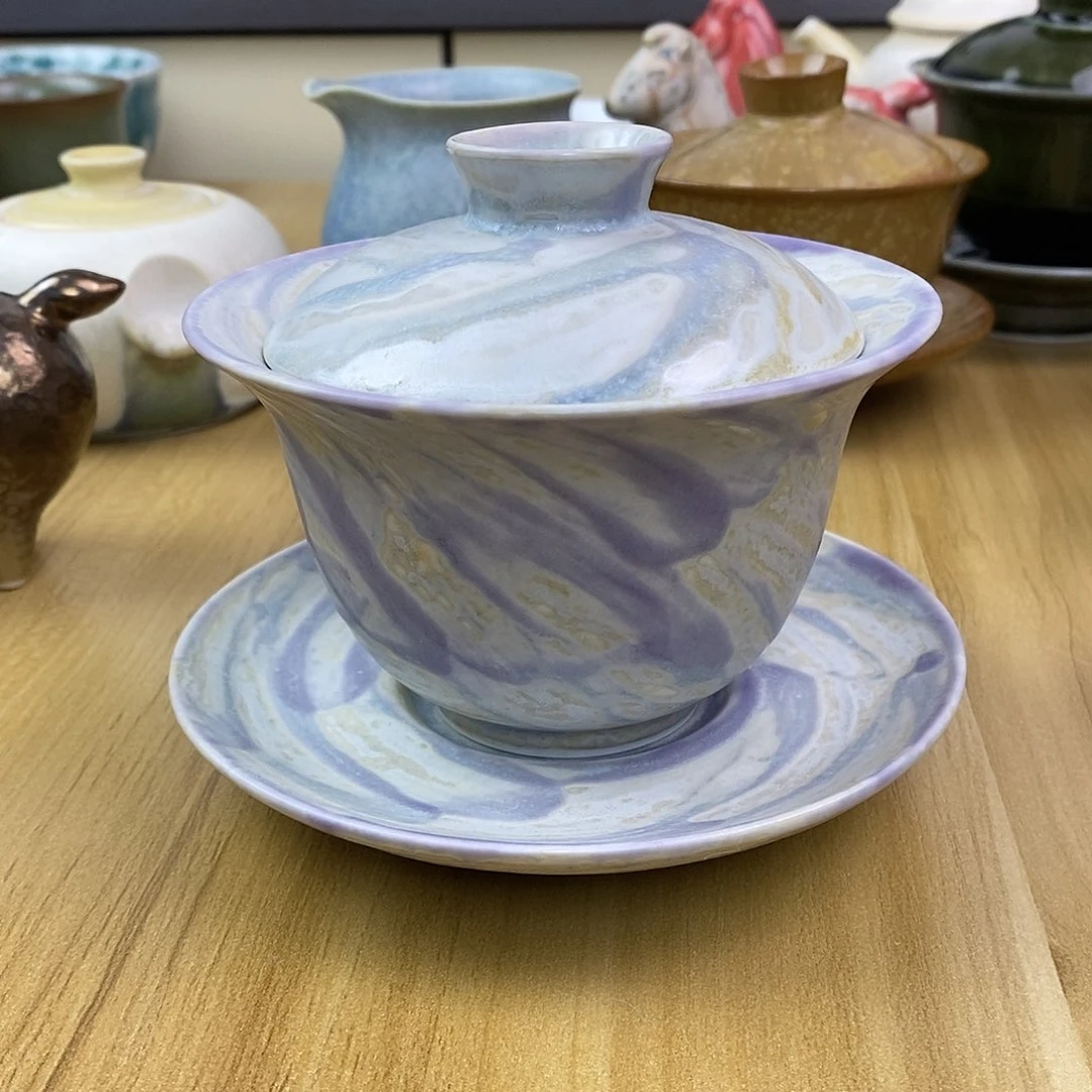 景德镇高温陶瓷盖碗