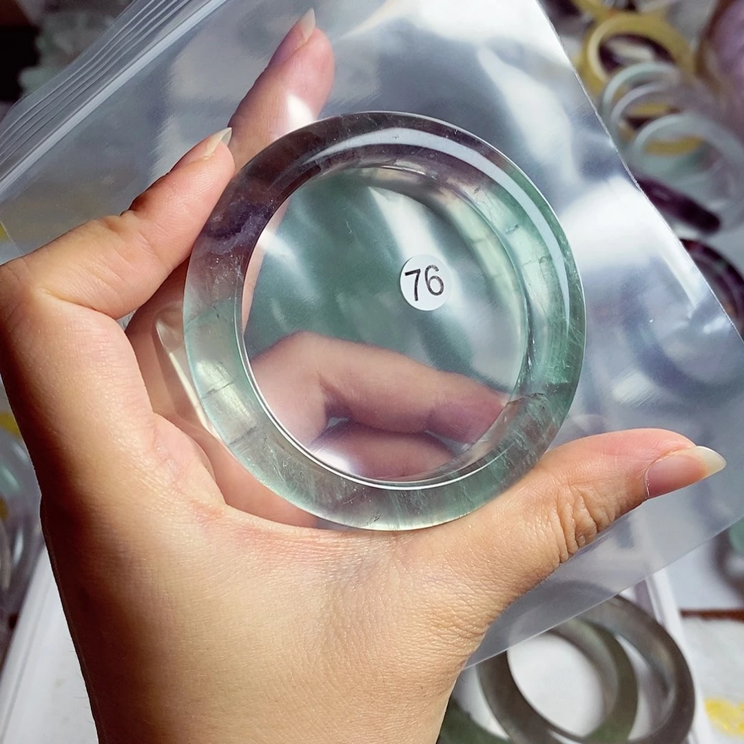 小***9萤石未镶嵌手镯手镯53.6