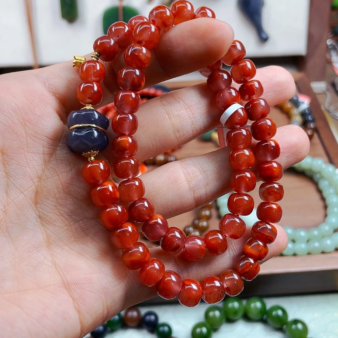 手链未镶嵌南红玛瑙