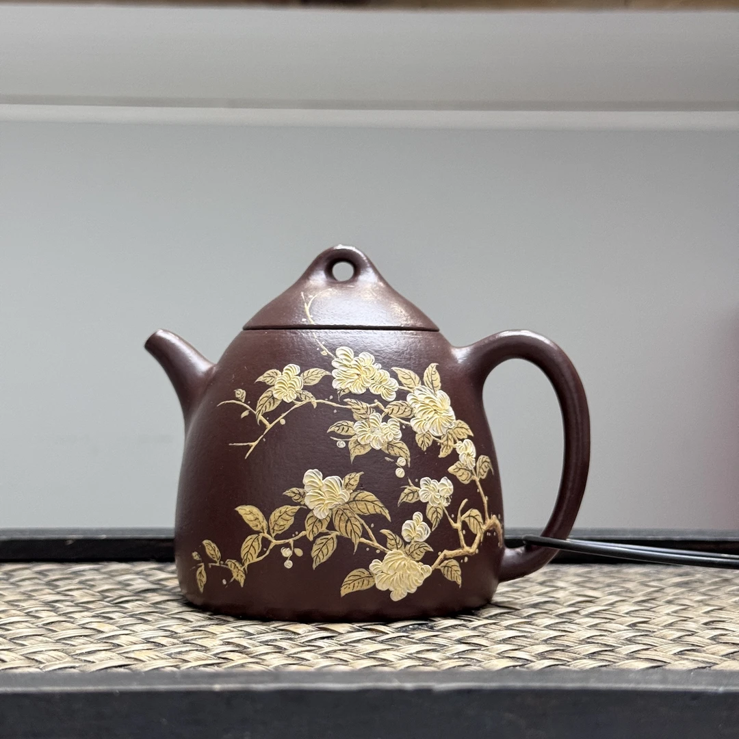 【古月壶来】C1065紫泥”茉莉花“秦权160cc
