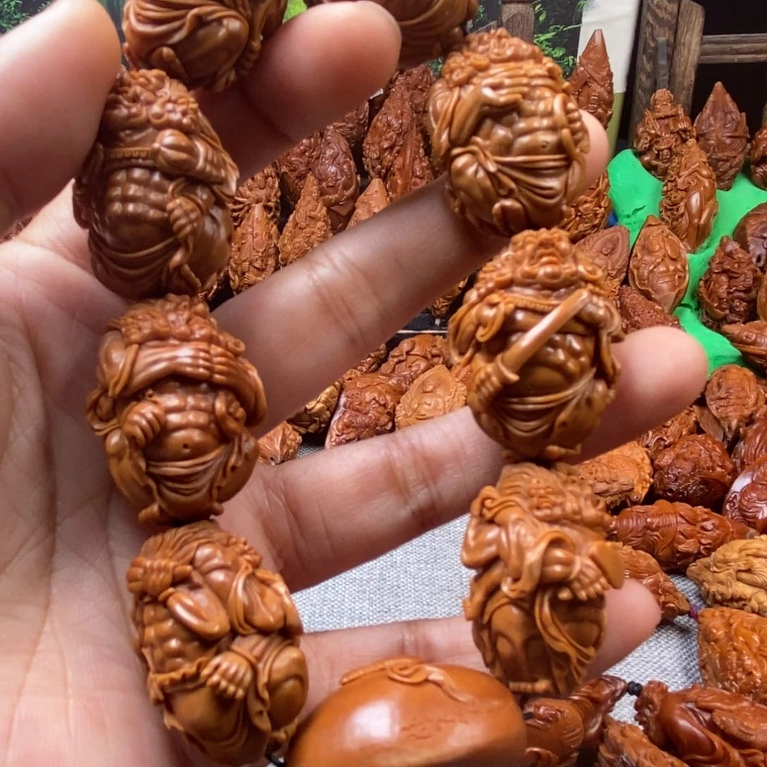 橄榄核手串/手链楠*核雕手串