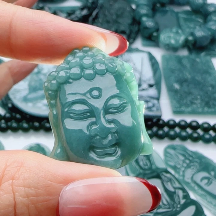 翡翠未镶嵌颈饰多样性发货天然A货翡翠