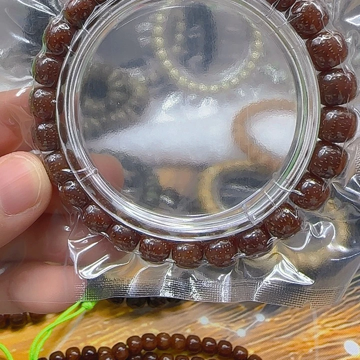 星月菩提手串15尽头粉冰星月菩提98单圈