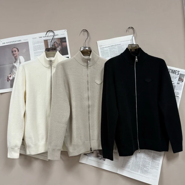 【国际装-爵派尔出品】秋冬新品男士羊毛针织老钱外套