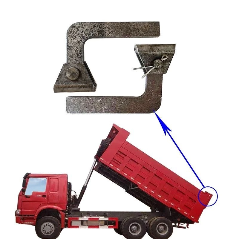 渣土车工程车翻斗自卸车改装后门7字钩自卸吊耳配件